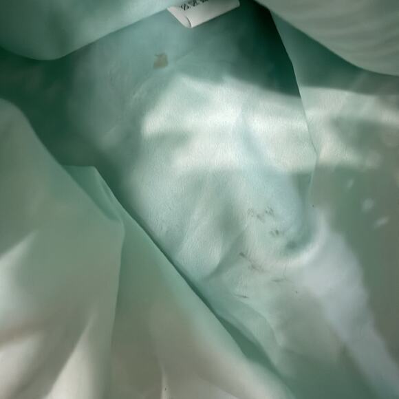 btb Blue Riley Straw Pom Pom Shoulder Tote Bag - Picture 5 of 5